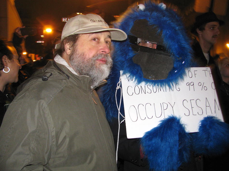 Cookie Monster and Papa